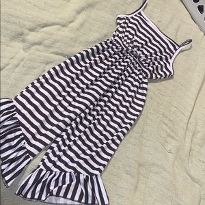 Girls sleeveless jumpsuit/romper size 6.